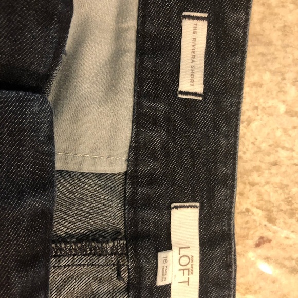 Ann Taylor blue Jean shorts - Picture 4 of 5